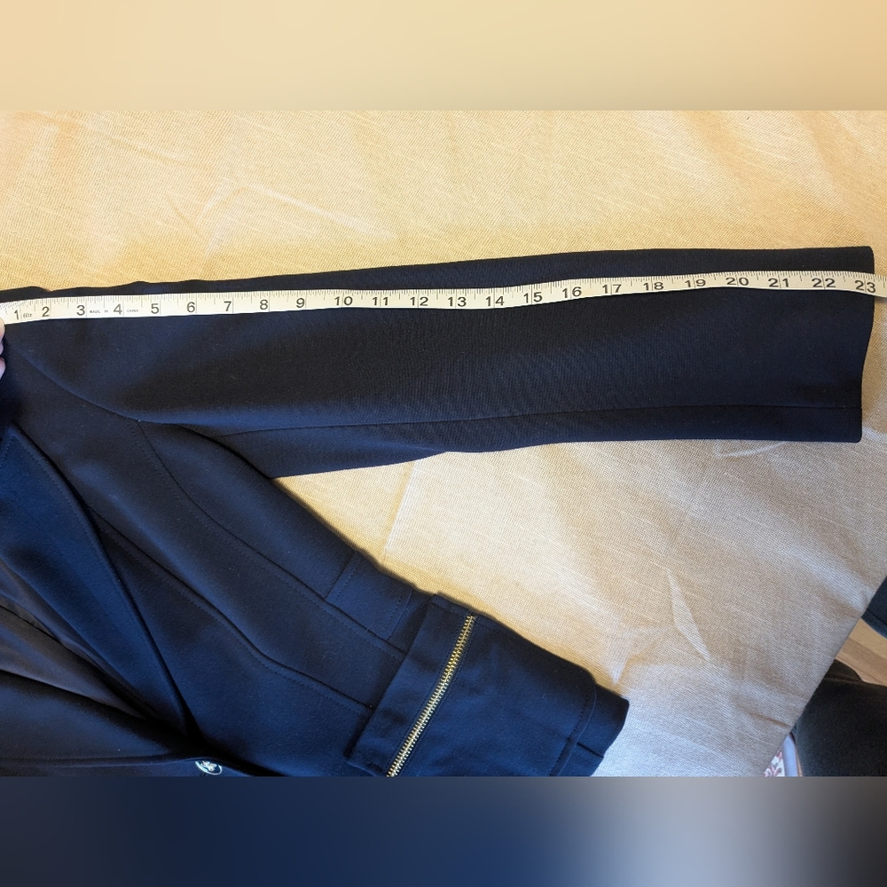 Cache Women's Navy Blazer with Gold Accents - Picture 5 of 9